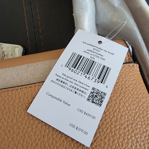 NWT Kate spade Kyla Pebble leather top handle crossbody - Picture 5 of 6